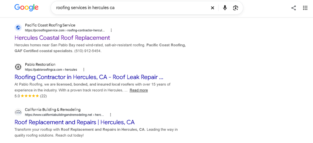 SEO for Roofing Companies